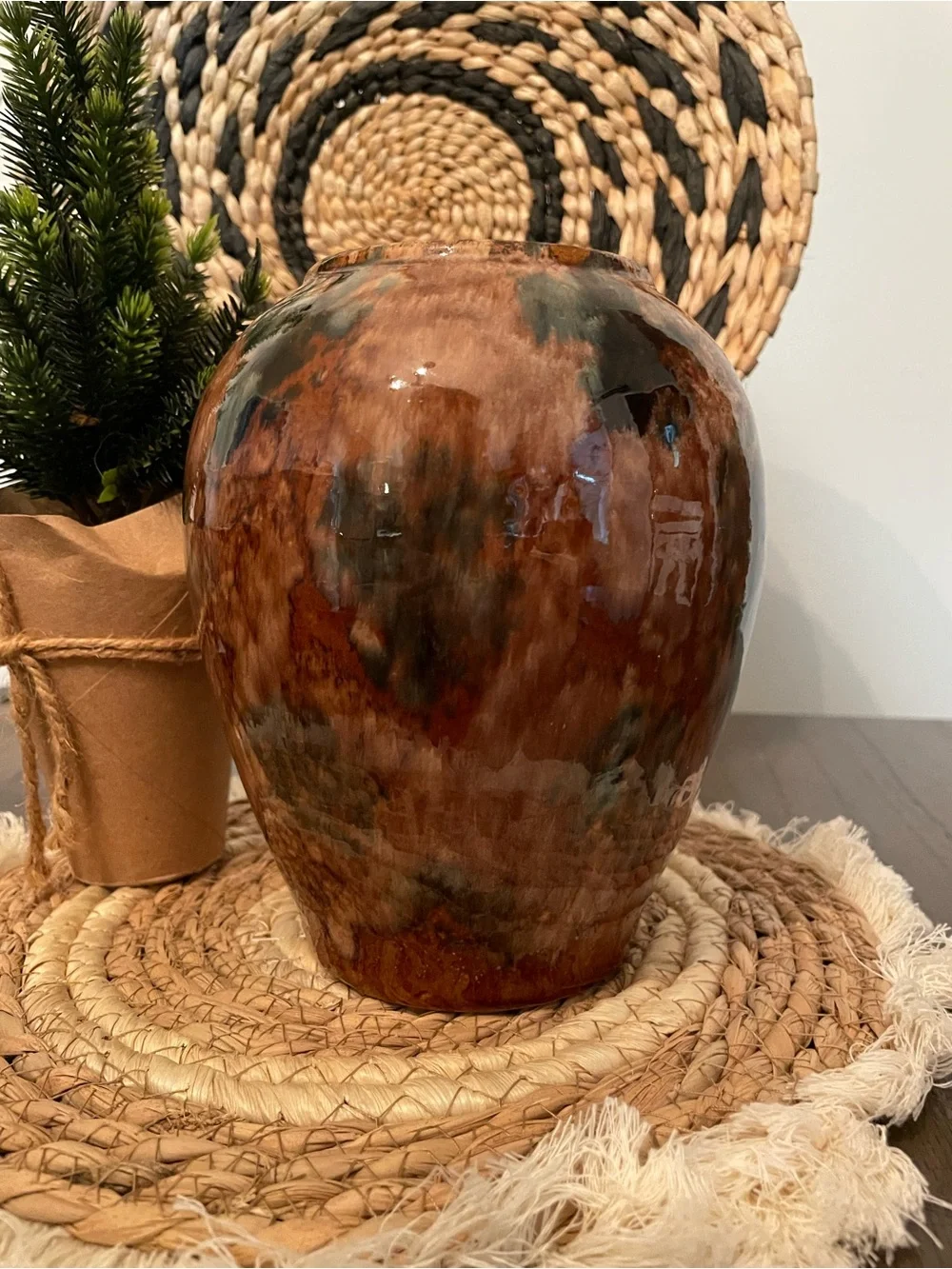 Mccoy blue glossy brown